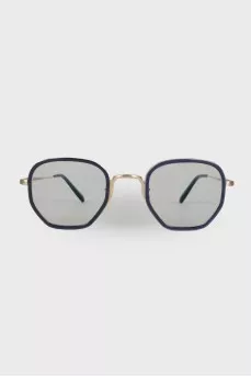 Gold blue frame