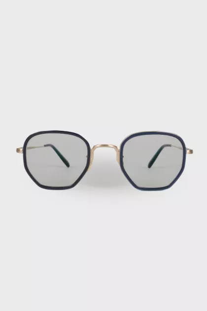 Gold blue frame