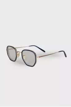 Gold blue frame