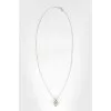 Heart-shaped gold pendant