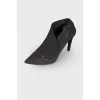 Pointed toecap textile shoes