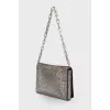 Mini bag with rhinestones