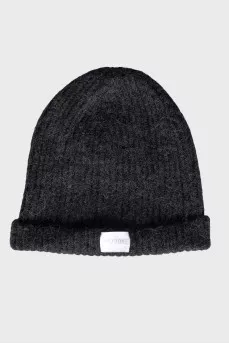 Dark gray hat