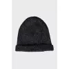 Dark gray hat