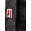 Gray cap with short pile