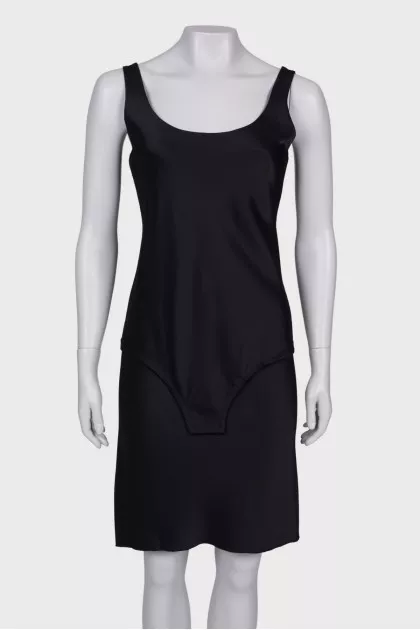 Black shift dress