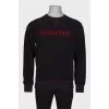 Men's sweater with embroidery