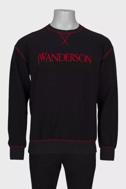 Men's sweater with embroidery