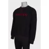 Men's sweater with embroidery