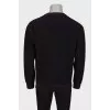 Men's sweater with embroidery