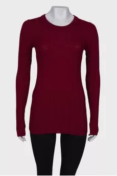 Bordeaux wool longsleeve