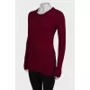 Bordeaux wool longsleeve