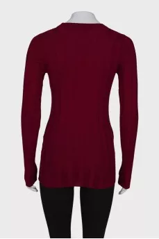 Bordeaux wool longsleeve