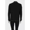 Black straight fit blazer