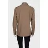 Brown shirt with tag