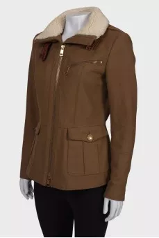 Wool brown jacket