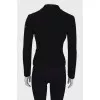 Black jacket with patch