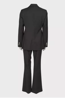 Dark olive suit