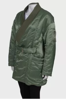 MA-1 jacket with tag