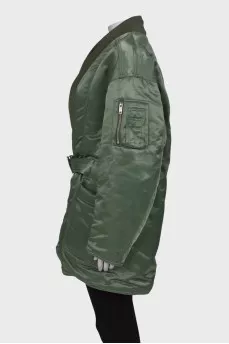 MA-1 jacket with tag