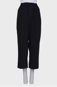 Black palazzo trousers