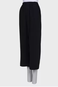 Black palazzo trousers