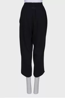 Black palazzo trousers
