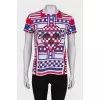 T-shirt with skull print