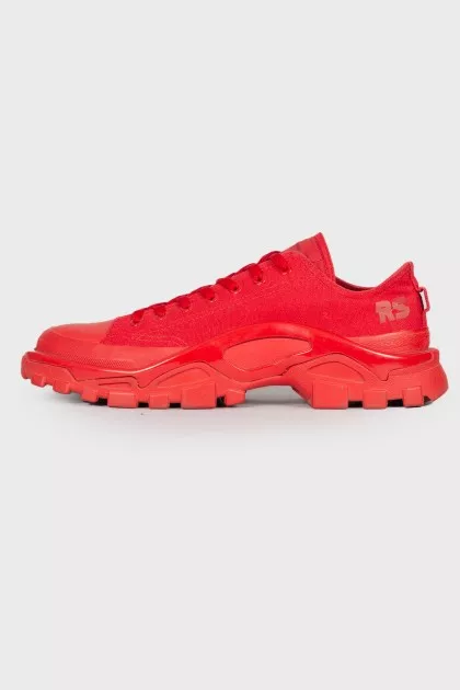 Men's red sneakers