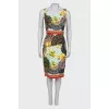 Printed silk dress