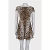 Dress in leopard print