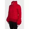 Red jacket with back patch