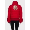 Red jacket with back patch