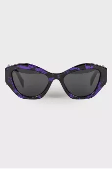 Abstract Purple Sunglasses