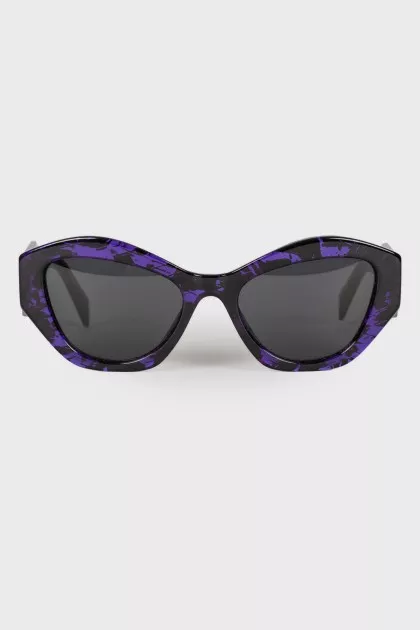 Abstract Purple Sunglasses