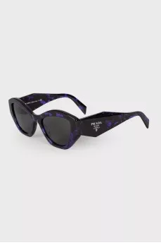 Abstract Purple Sunglasses