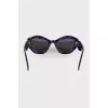 Abstract Purple Sunglasses