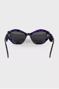 Abstract Purple Sunglasses