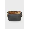 Black bag with pony skin