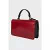 Mixed leather bag