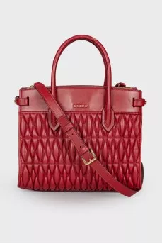Bordeaux leather bag