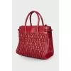 Bordeaux leather bag