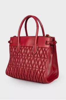 Bordeaux leather bag