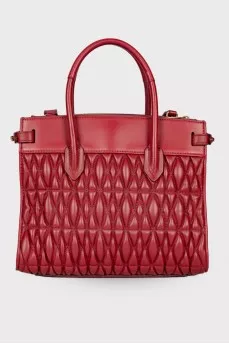 Bordeaux leather bag