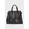 Black perforated bag