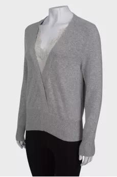 Wool V-Neck Jumper