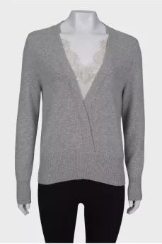 Wool V-Neck Jumper