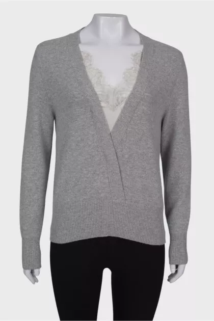 Wool V-Neck Jumper
