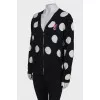 Wool cardigan with tag