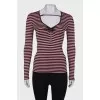 Long sleeve V-neck